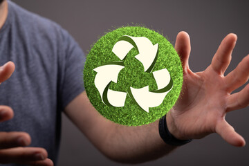 Recycled eco zero waste lifestyle. Ecological design Recycle