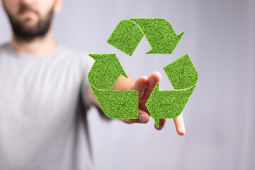 Recycled eco zero waste lifestyle. Ecological design Recycle