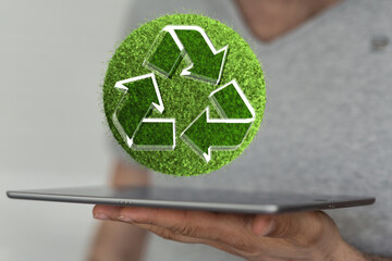 Recycled eco zero waste lifestyle. Ecological design Recycle