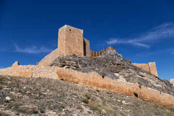 Fototapeta na wymiar Castle in Burgo de Osma, Soria. Castilla y Leon, Spain