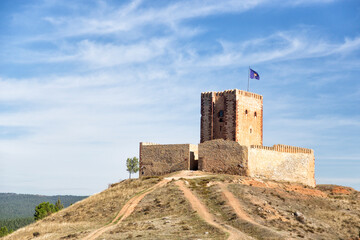 Fototapeta na wymiar Aragon Tower, Molina de Aragon castle . Guadalajara (Spain)