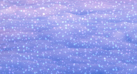 Cloudy and snow background with snowflakes 