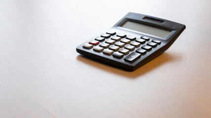 calculator on desk in office