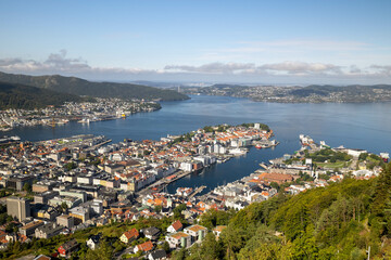 Naklejka na ściany i meble Norwegen - Bergen