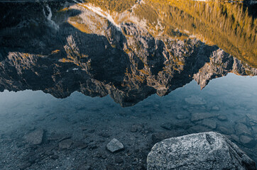  Reflection of the mountains in the Sea's Eye