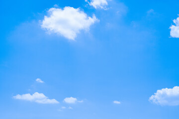 Blue sky background with clouds