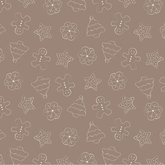 Christmas seamless pattern