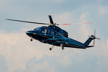 helicoptero de pasajeros aterrizando en New Jersey