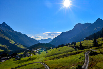 Fototapeta premium Warth/Vorarlberg-Österreich