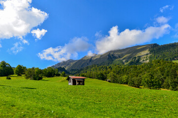 Damülser Berge im Bregenzerwaldgebirge in Vorarlberg