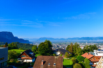 Fototapeta na wymiar Dornbirn im Bundesland Vorarlberg/Österreich 
