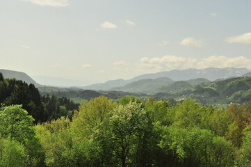 landscape with clouds