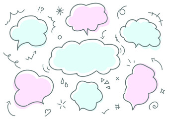 かわいい吹き出し