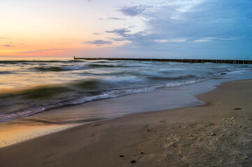 sunrise over the Baltic Sea