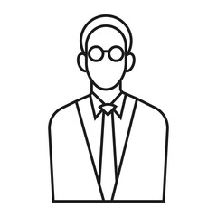 business people or businessman icon