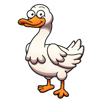 Cute Cartoon Goose