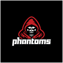 mascot logo e sport phantom hoodie red,angel of death