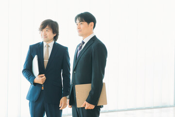 Fototapeta premium ビジネスマン・同僚・仕事仲間 