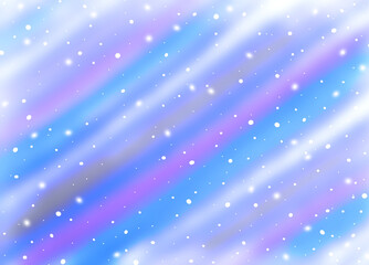 Watercolor Winter snowy Blurred blue, purple, gray and violet gradient Background. Winter Sky