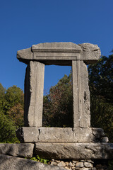 Ruins of an ancient Greek temple