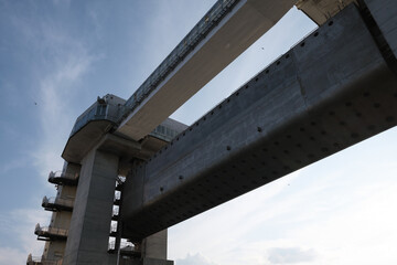 沼津港の大きな水門