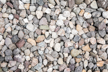 Abstract background from multi-coloured stones, soft focus