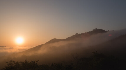 雲海に浮かぶ天空の山城　備中松山城