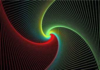 fractal burst abstract background