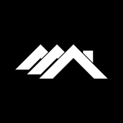 House icon isolated on dark background