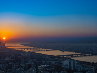 【大阪梅田】高層階から見渡す都会の景色