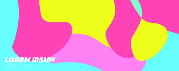 fluid background. colorful fluid for summer collection.summer theme print material