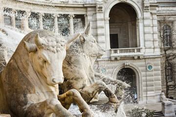 Public monument in Marseille, France