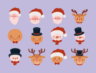 twelve christmas characters