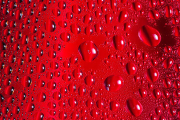 Water droplets as background