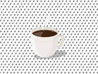 coffee cup icon background