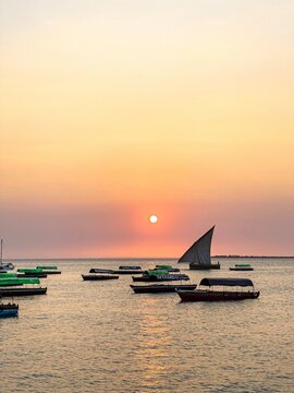 Sunset in Zanzibar