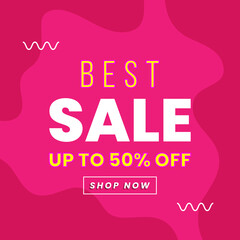 vector illustration of a sale banner