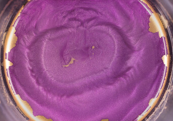 Swirls of alcohol ink in lilac, lavender, violet, gold are reminiscent of marble and ripples of...