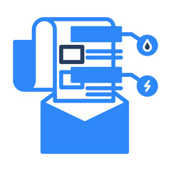 insurance bill Isolated Vector icon which can easily modify or edit

