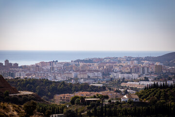 view from the mountains to sea