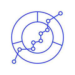 Business chart Isolated Vector icon which can easily modify or edit

