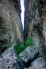 Karadakh gorge is a unique creation of nature in Dagestan