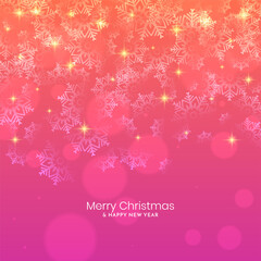 Colorful decorative Merry Christmas festival background design