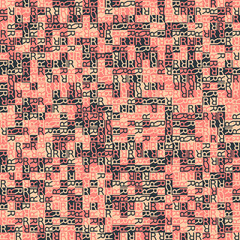 Abstract Geometric Pattern generative computational art illustration