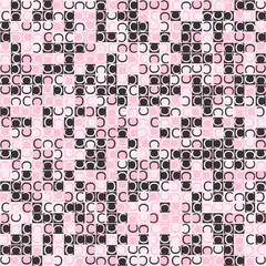 Abstract Geometric Pattern generative computational art illustration