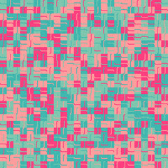 Abstract Geometric Pattern generative computational art illustration
