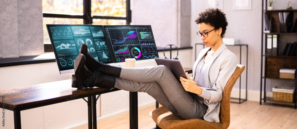 Poster KPI Business Analytics Data Dashboard