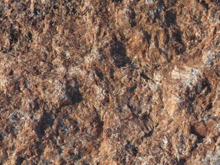 Geology. Close-up of the structure of the stone. Granite.