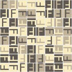 Abstract Geometric Pattern generative computational art illustration