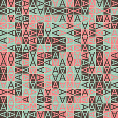 Abstract Geometric Pattern generative computational art illustration
